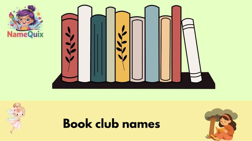 Book club names