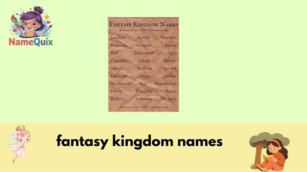 fantasy kingdom names