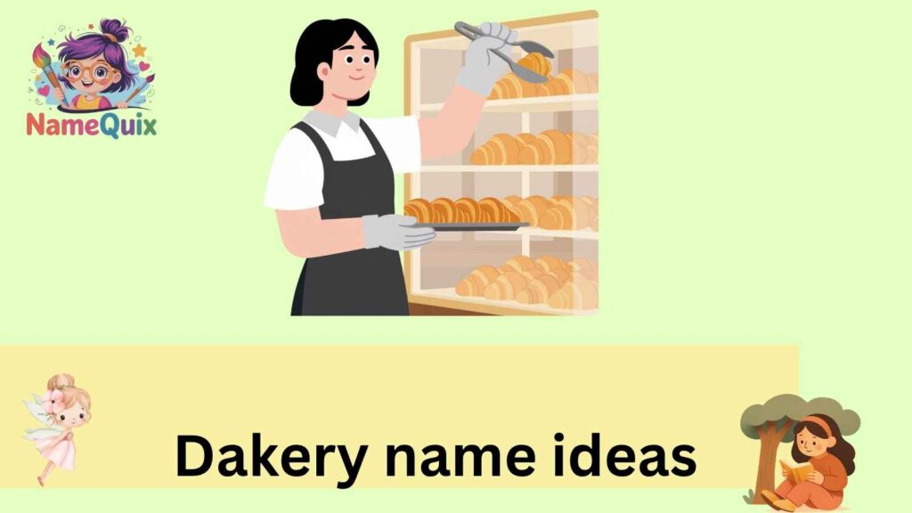Dakery name ideas