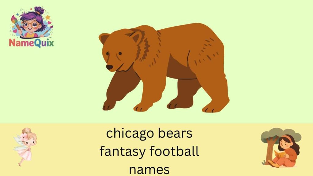 chicago bears fantasy football names
