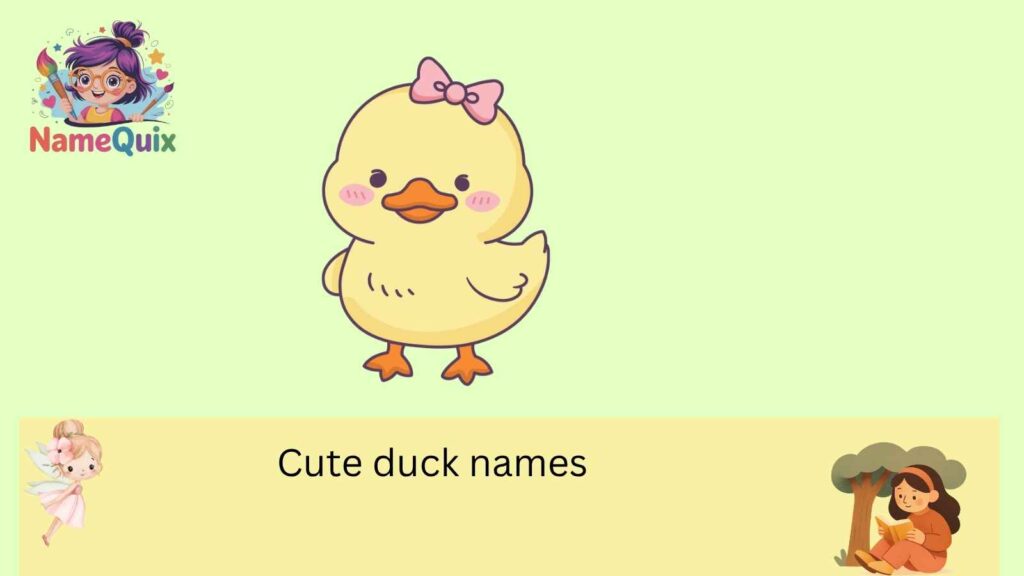Cute duck names