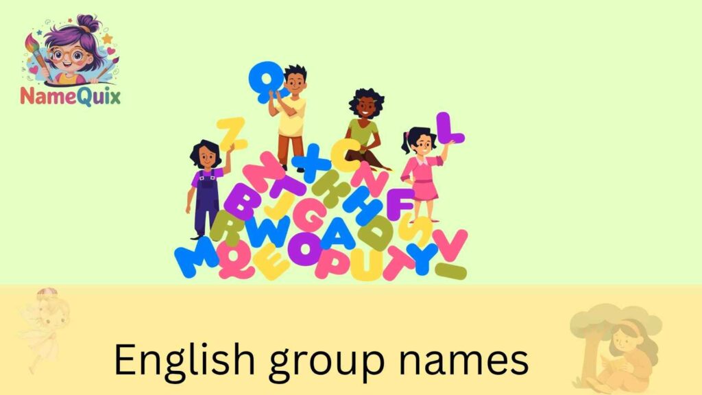 English group names