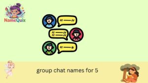 group chat names for 5