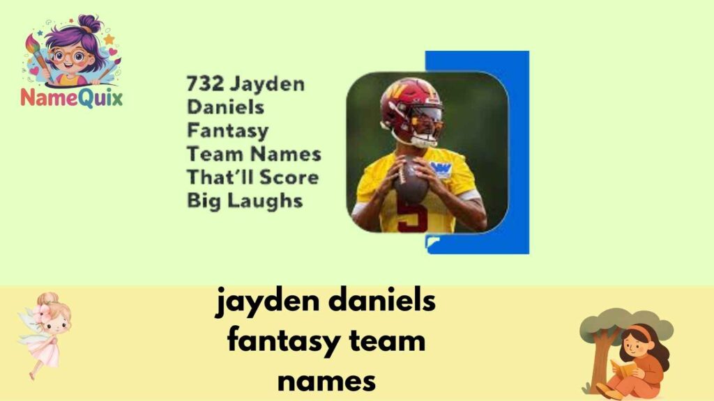 jayden daniels fantasy team names