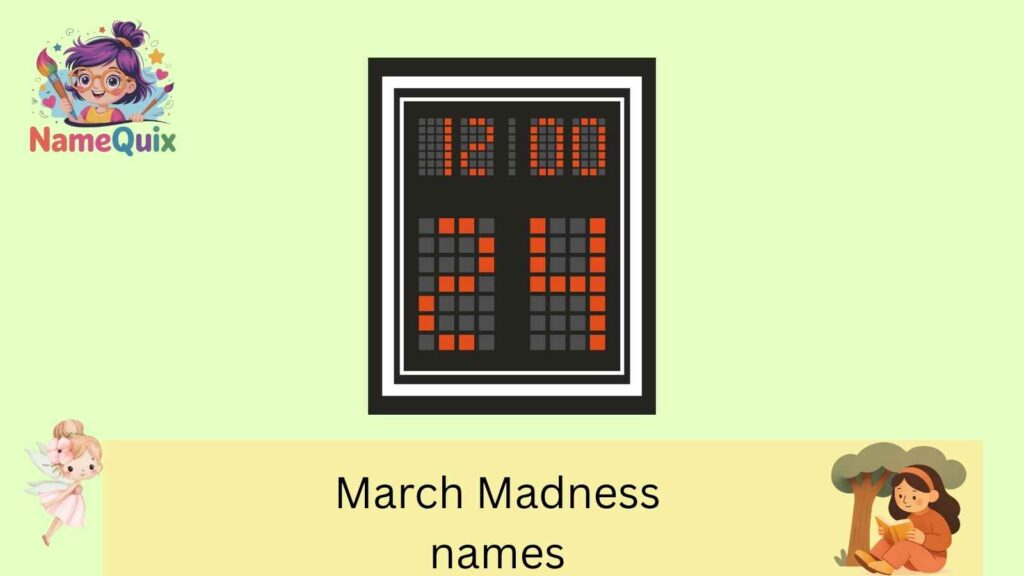 March Madness names