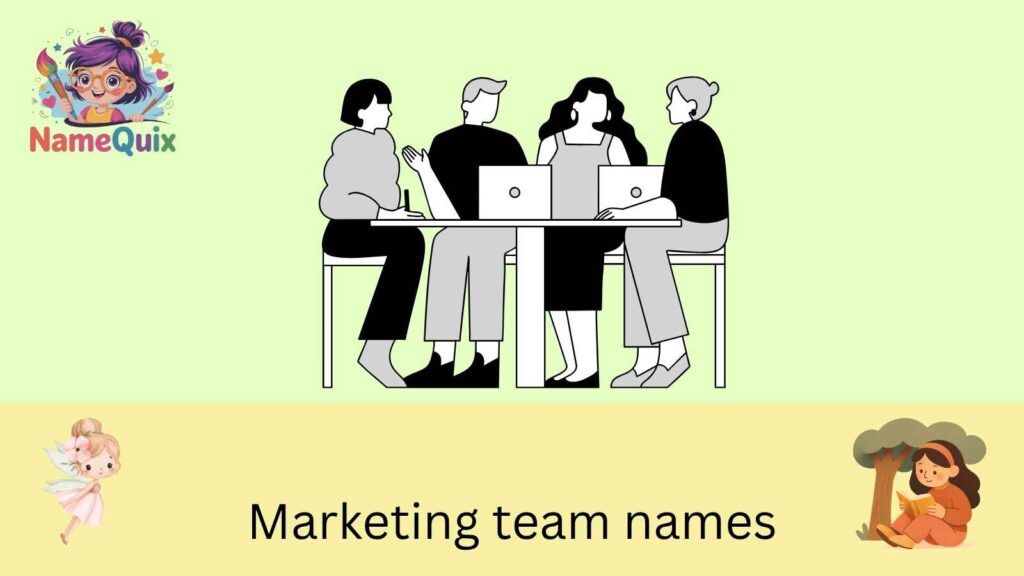 Marketing team names