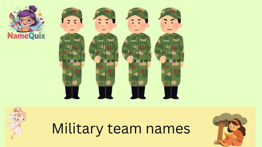Military team names