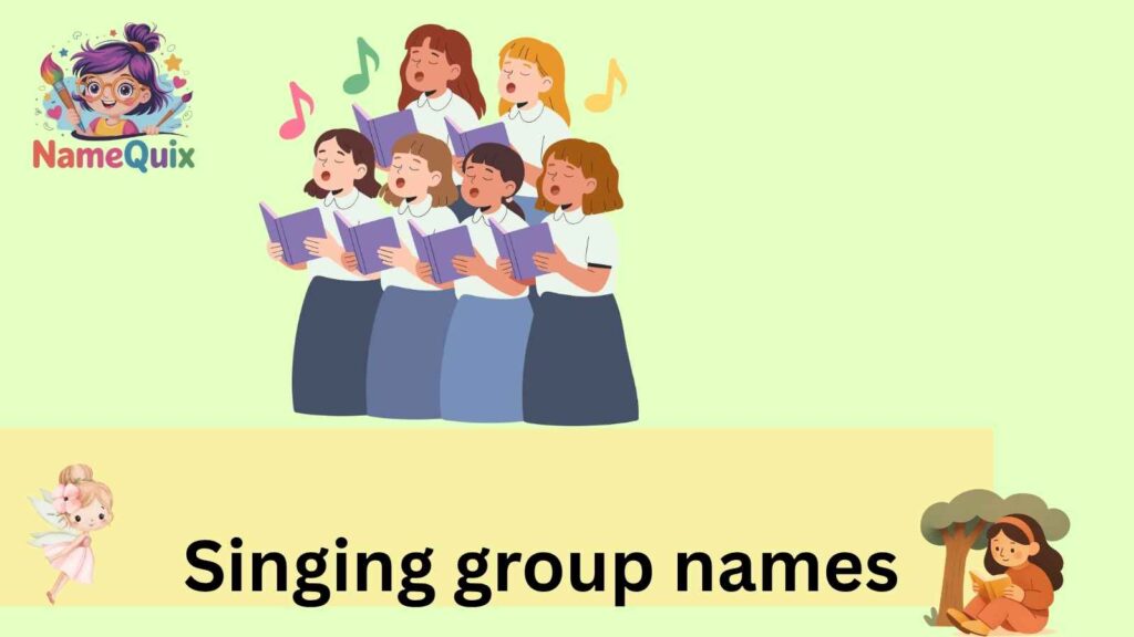 Singing group names