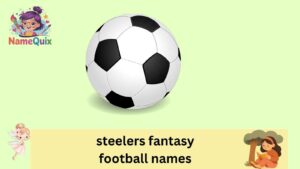 steelers fantasy football names