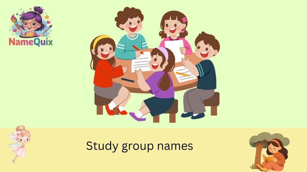 Study group names