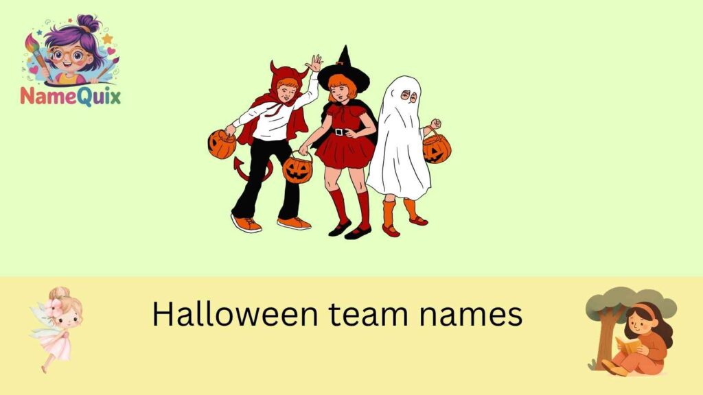 Halloween team names