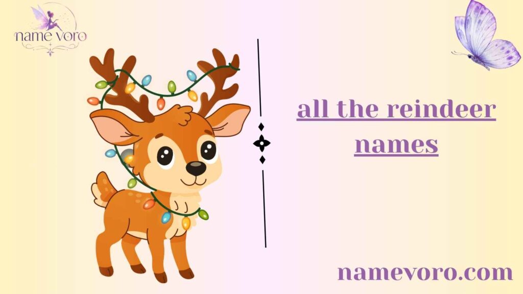 all the reindeer names