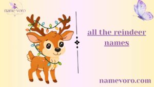 all the reindeer names